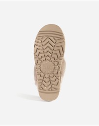 Ozwear Connection Uggs - Ugg Slippers Premium Australia Sheepskin Unisex Scuffette Suede