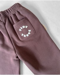 Tiny Trove - Sporty Puff Print Cotton Hoodie Tracksuit Set - Babies-Kids