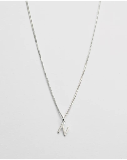 Kirstin Ash - N Outline Initial Necklace