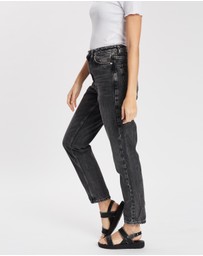 TOPSHOP - Washed Mom Jeans