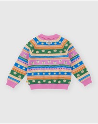 Goldie + Ace - Flutter By Knit Cardigan - Babies-Kids