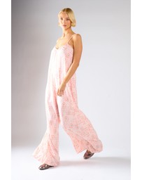 Glamorous - Loose-Fit Lace-Up Jumpsuit