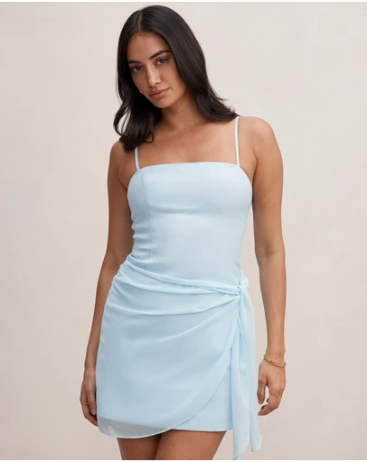 Forever New - Sienna Linen Sarong Mini Dress