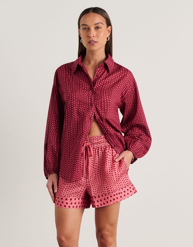 Jag - Ania Spot Long Sleeve Shirt