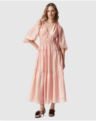 & Other Stories - Tiered Midi Dress