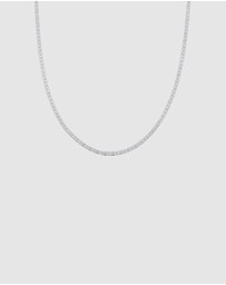 Elli Jewelry - Necklace Curb Modern Basic In 925 Sterling Silver