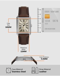 Fossil - Carraway Brown Analogue Watch