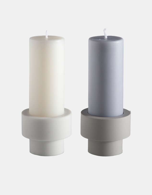 porter green - flipp sml silicone unbreakable candle holder set