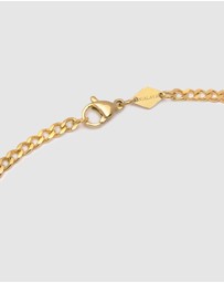 Nialaya Jewellery - Men's Gold Cuban Link Chain in 3mm