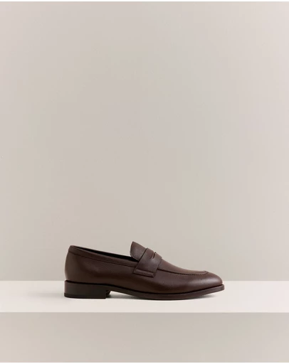 Trenery - Umber Saddle Loafer in Espresso