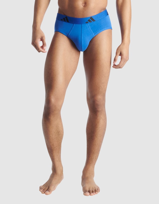 adidas Sportswear - 3 Pack Active Flex Cotton Brief Underwear