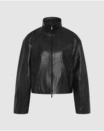 St. Agni - Cocoon Zip Leather Jacket