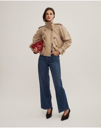 Witchery - Wide Leg Crease Jeans