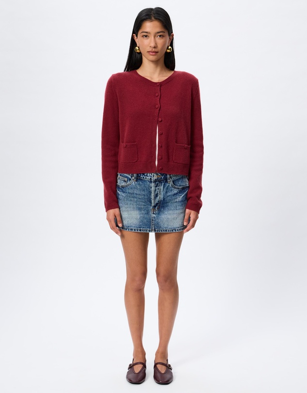 Reformation - Clara Cashmere Crew Cardigan