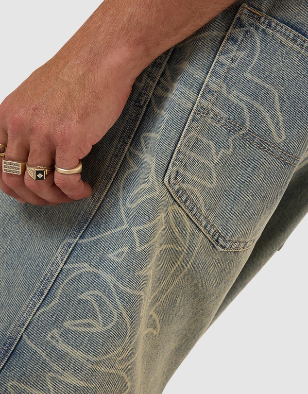 Worship - Throws Big Dawg Jean Shorts