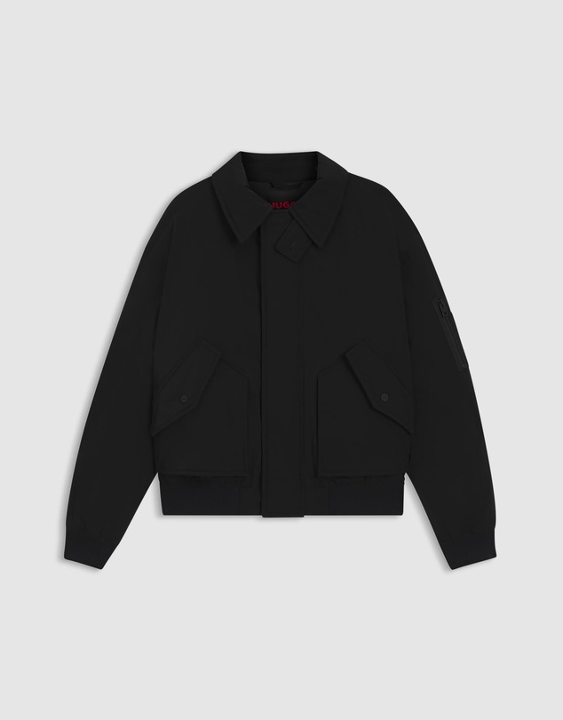 HUGO - Regular-Fit Padded Jacket in Water-Repellent Fabric