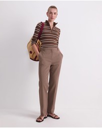 Sportscraft - Lucy Zip Funnel Neck Top
