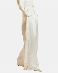 Cynthia Rowley - Wide Leg Snap Pants