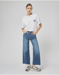 DRICOPER DENIM - Amy White FL Printed Tee