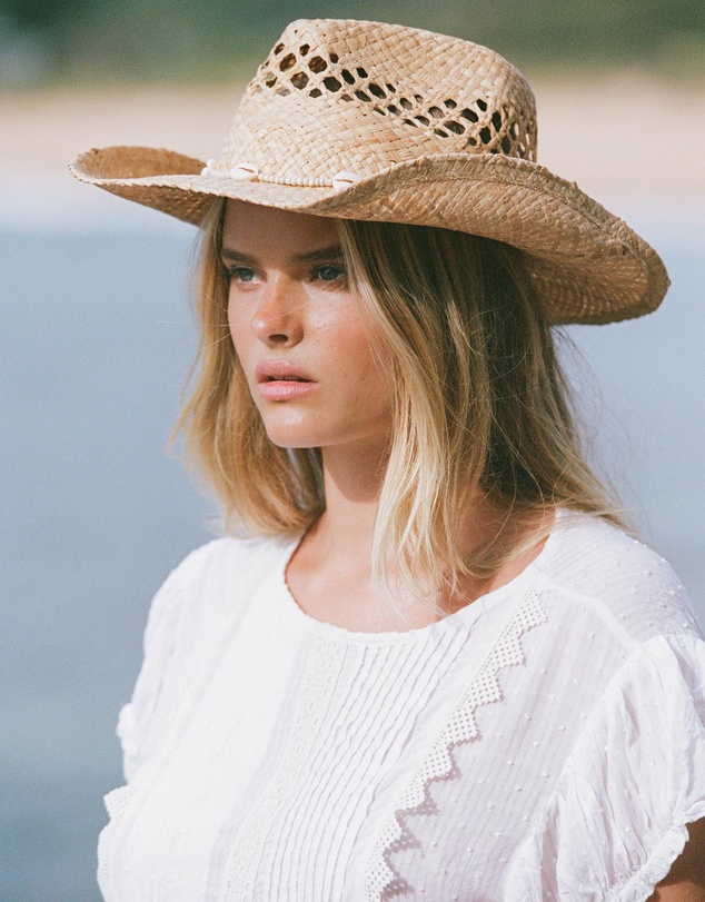Lack Of Color - Seashells Cowboy Hat