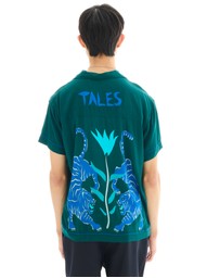 THE TALES - Crouching Tiger Emerald Camp Shirt