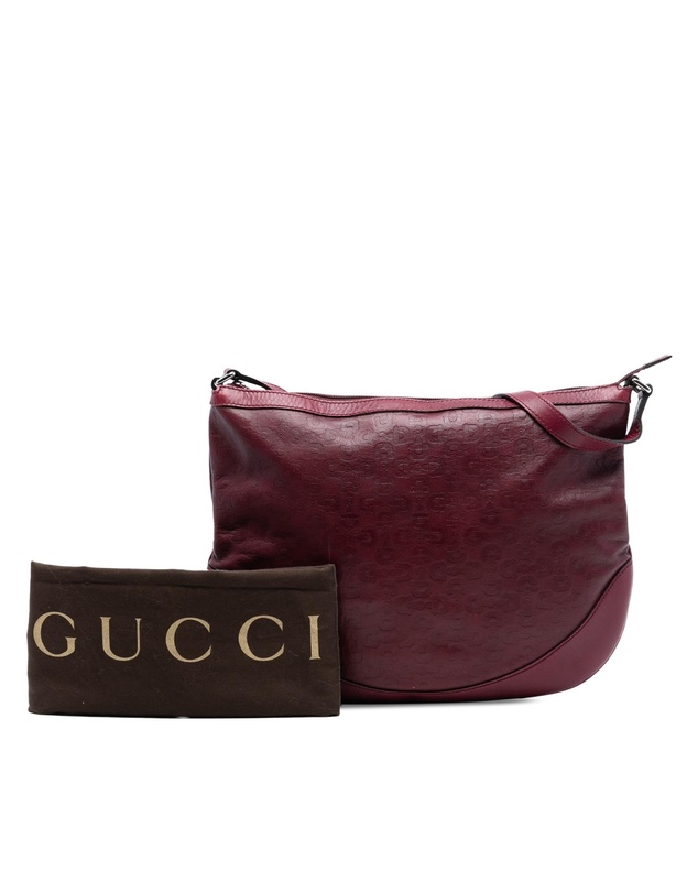 Pre-Loved by Azura Reborn - Pre-Loved Embossed Leather Horsebit Crossbody