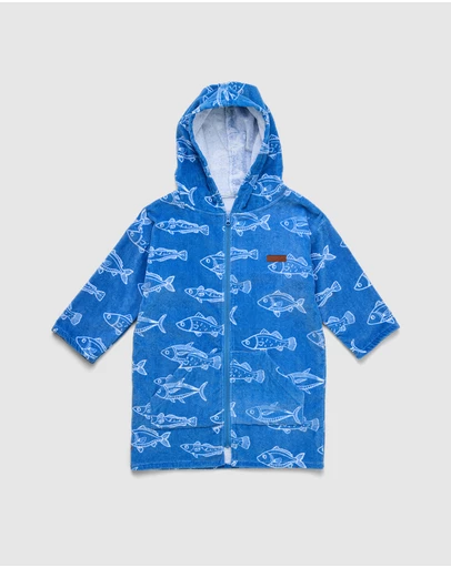 Crywolf - EVERYWHERE ZIP-UP TOWEL Saltwater
