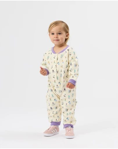 Goldie + Ace - Ski Slopes Terry Rompers - Babies