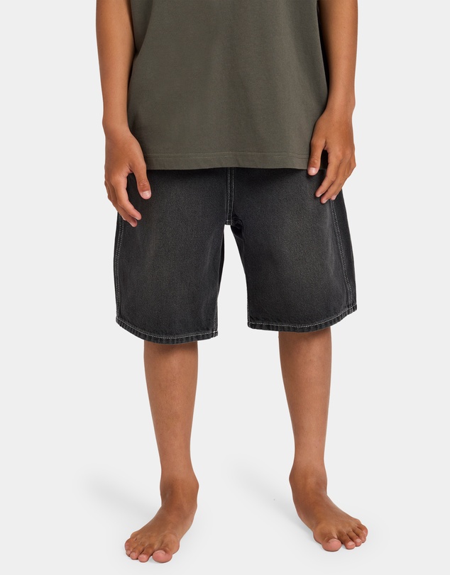 Billabong Kids - Boys 8 to 16 Spec Denim Shorts