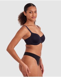 Bras N Things - Sapphire Smooth Full Coverage Bra - Black