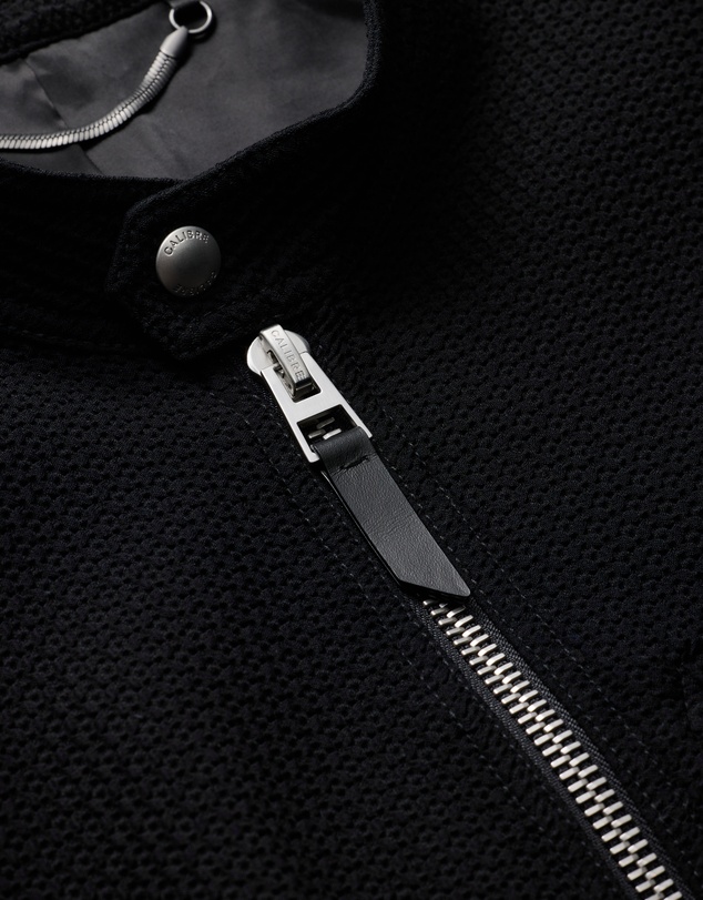 Calibre - Band Neck Zip Up Jacket Black