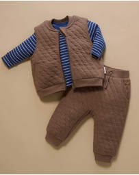 Purebaby - Quilted Vest -Kids-Babies