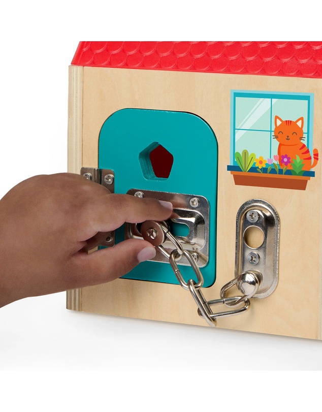 B. Toys - B. Wooden Locks & Latches House