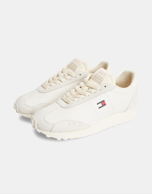 Tommy Hilfiger - TJ Retro Runner Archive Leather Sneakers - Women's