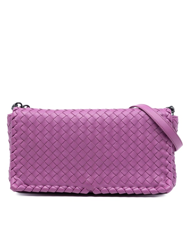 Pre-Loved by Azura Reborn - Pre-Loved Nappa Intrecciato Dahlia Clutch Crossbody