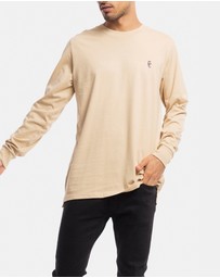 Counter Culture - Cypher Embroidery Long Sleeve Tee