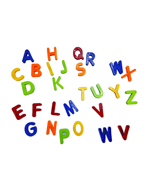 Bright Child - Magnetic Upper Case Letter Tub