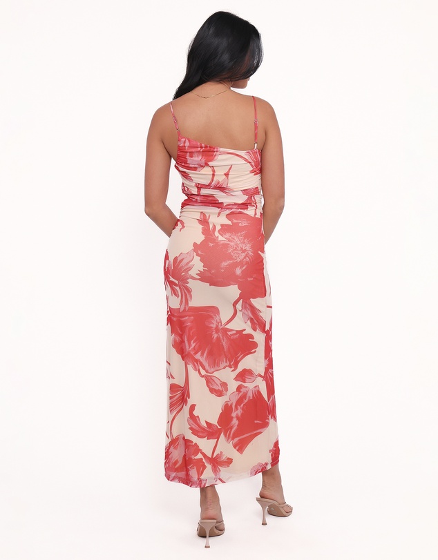 Petal & Pup - Jasmine Maxi Dress - Red Floral