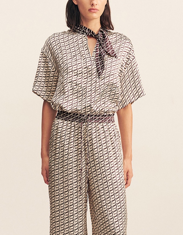 Shona Joy - Monogram Contrast Pants
