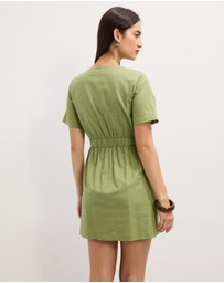 The Fated - Stella Tucked Mini Dress