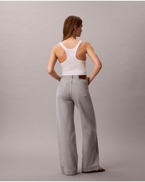 Calvin Klein Jeans - Super High Rise Wide Leg Jeans