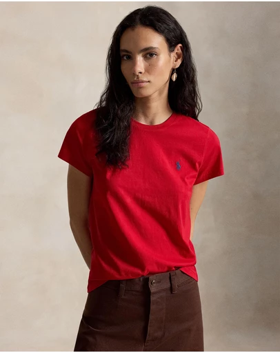 Polo Ralph Lauren - Classic Fit Cotton Jersey Crewneck Tee - The ICONIC Exclusive