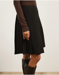 Atmos&Here - Elspeth Pleated Knee Length Skirt