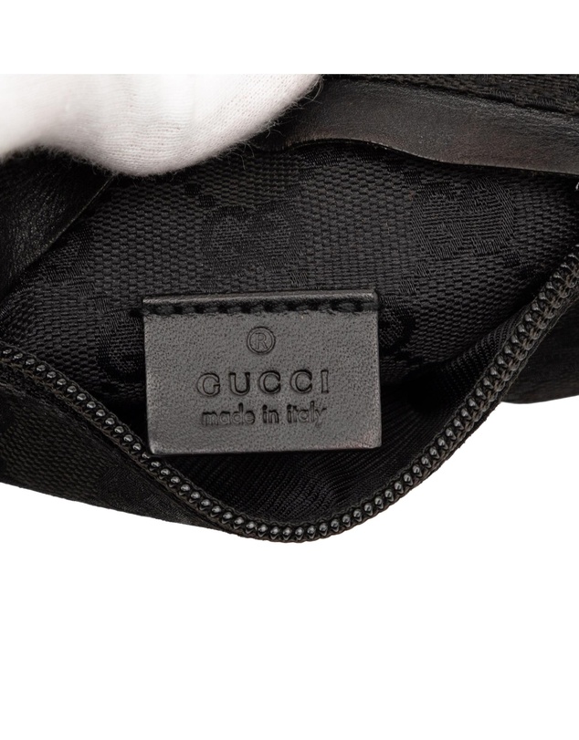 Pre-Loved by Azura Reborn - Pre-Loved GG Canvas Double Pocket Belt Bag