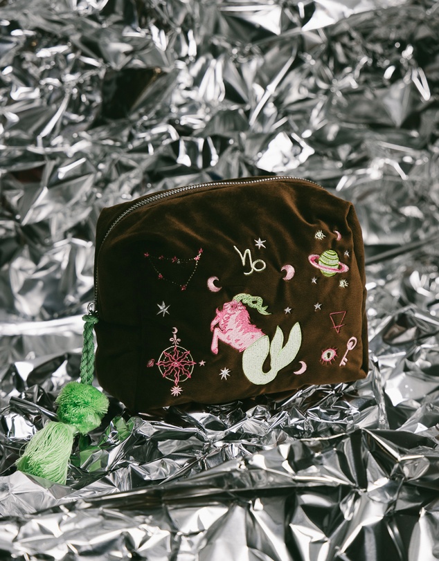 The Somewhere Co - Capricorn Astrology Cosmetic Case