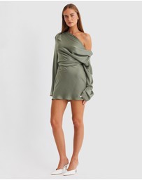 SNDYS - Calissa Long Sleeve Mini Dress