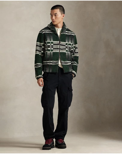Polo Ralph Lauren - Geometric-Print Pile Fleece Jacket - ICONIC EXCLUSIVE