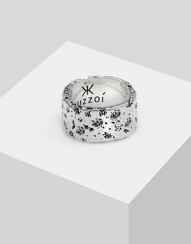 Kuzzoi - ICONIC EXCLUSIVE - Ring Robust Look Trend in 925 Sterling Silver