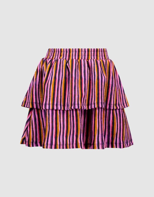B.Nosy - Ruth Tiered Stripe Skirt - Kids-Teens