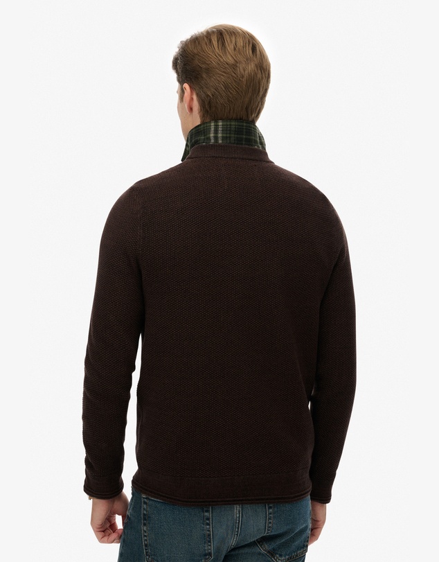 Superdry - Light Weight Cotton Texture Jumper